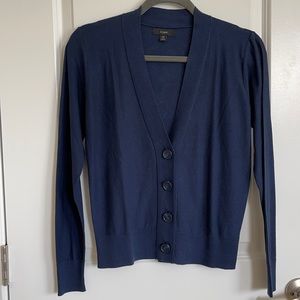 J. Crew navy blue cardigan